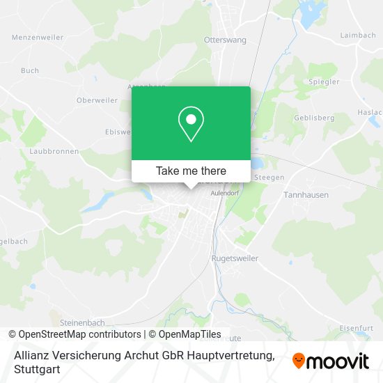 Карта Allianz Versicherung Archut GbR Hauptvertretung