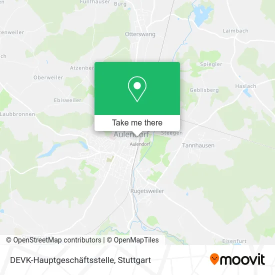 Карта DEVK-Hauptgeschäftsstelle