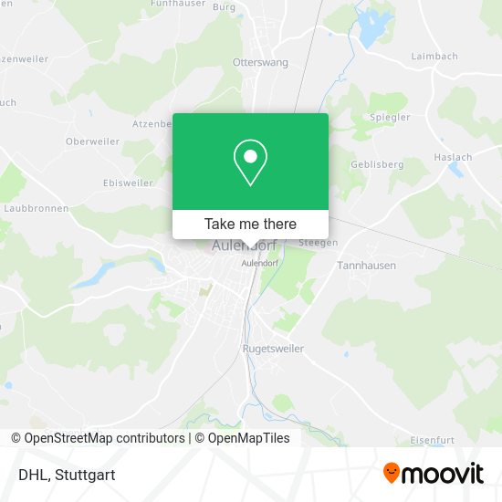 Карта DHL