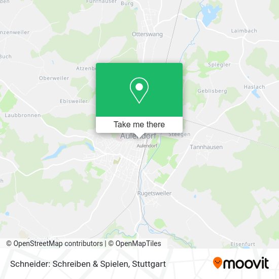Карта Schneider: Schreiben & Spielen