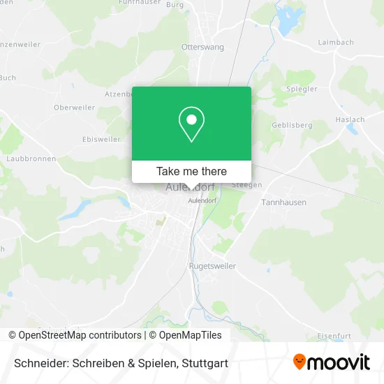 Карта Schneider: Schreiben & Spielen