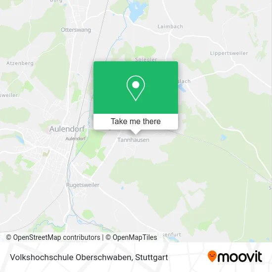 Карта Volkshochschule Oberschwaben