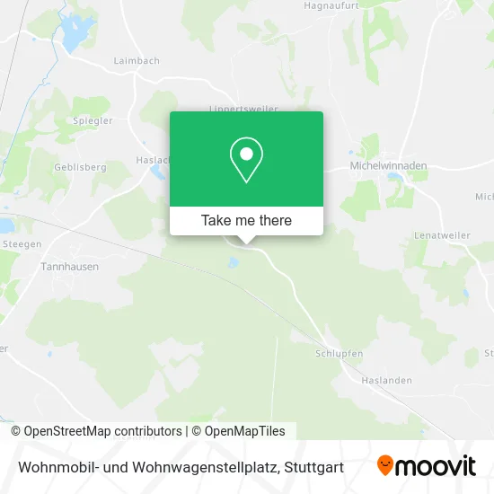 Карта Wohnmobil- und Wohnwagenstellplatz