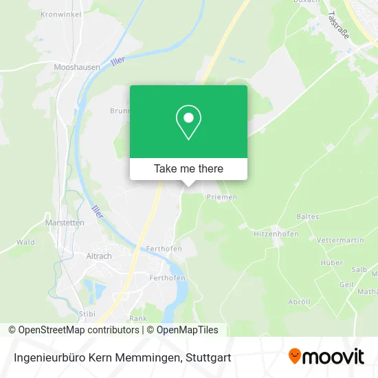 Карта Ingenieurbüro Kern Memmingen