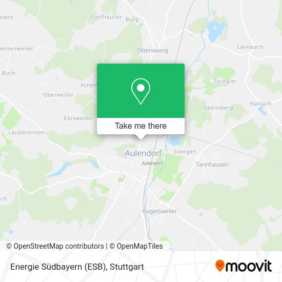 Карта Energie Südbayern (ESB)