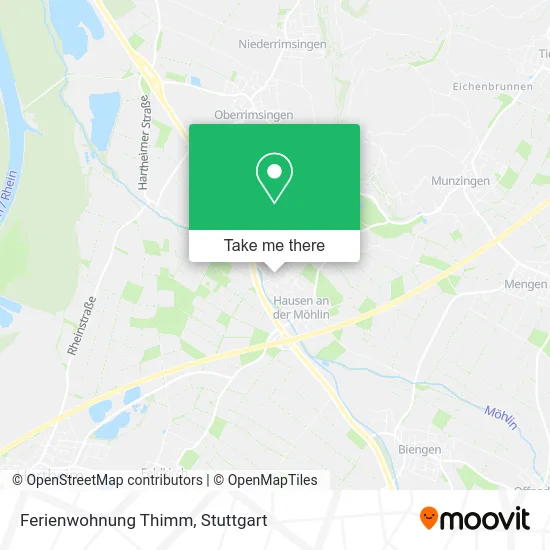 Карта Ferienwohnung Thimm