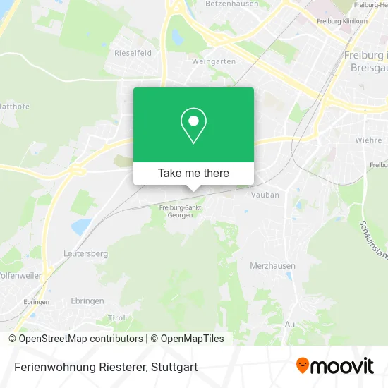Карта Ferienwohnung Riesterer