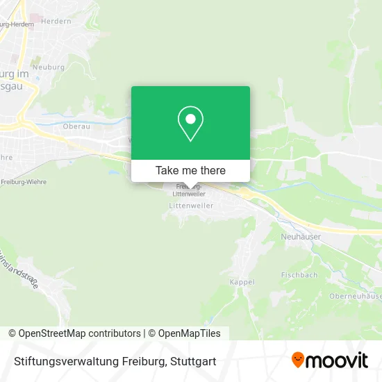 Карта Stiftungsverwaltung Freiburg