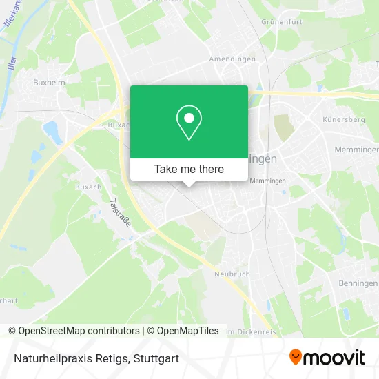 Карта Naturheilpraxis Retigs
