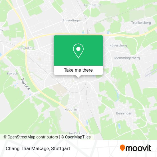 Карта Chang Thai Maßage