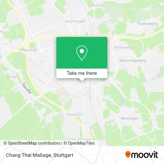 Карта Chang Thai Maßage