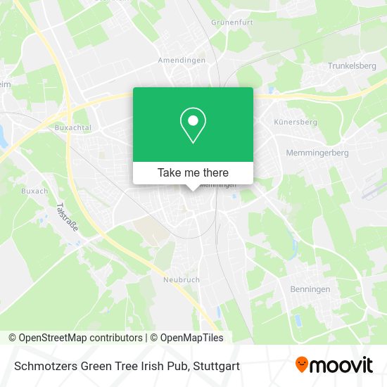 Карта Schmotzers Green Tree Irish Pub