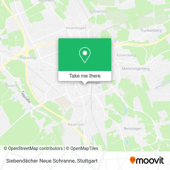 Карта Siebendächer Neue Schranne