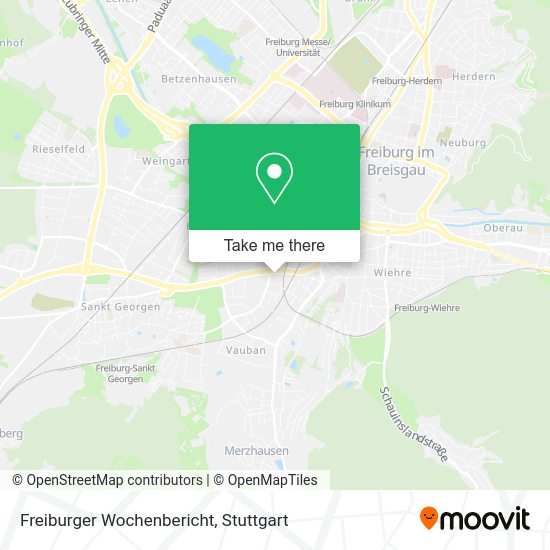 Карта Freiburger Wochenbericht