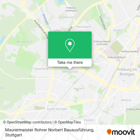 Карта Maurermeister Rohrer Norbert Bauausführung