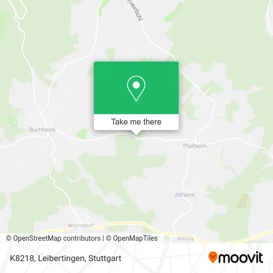 Карта K8218, Leibertingen