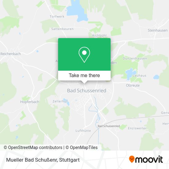 Карта Mueller Bad Schußenr