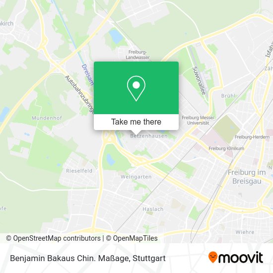 Карта Benjamin Bakaus Chin. Maßage