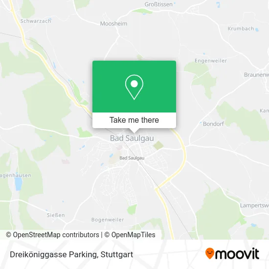 Карта Dreiköniggasse Parking