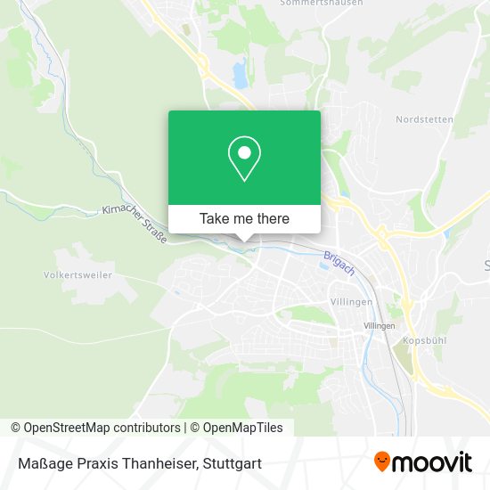 Карта Maßage Praxis Thanheiser