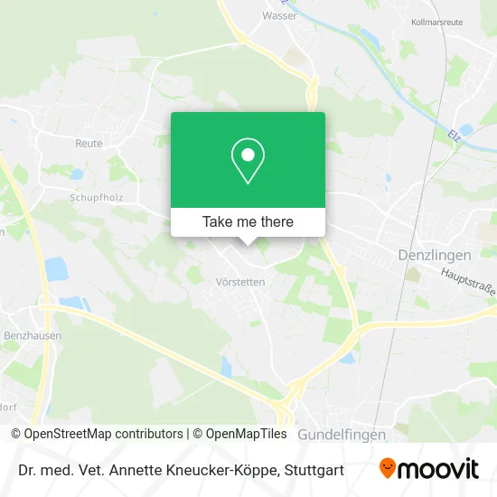 Карта Dr. med. Vet. Annette Kneucker-Köppe