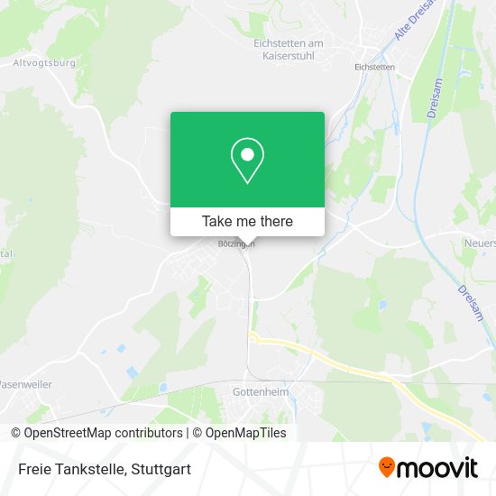Карта Freie Tankstelle