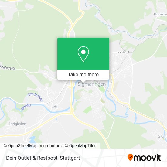 Карта Dein Outlet & Restpost