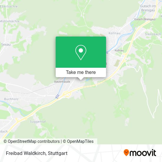 Карта Freibad Waldkirch