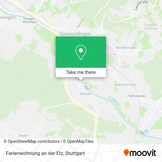 Карта Ferienwohnung an der Elz