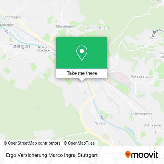 Карта Ergo Versicherung Marco Ingra