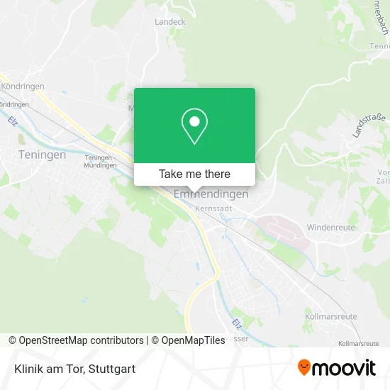 Карта Klinik am Tor