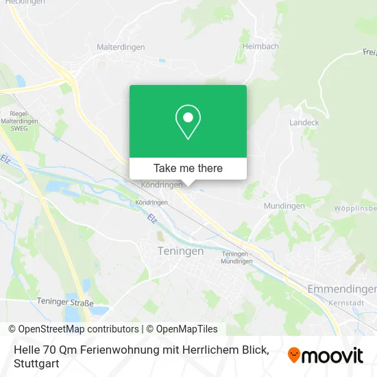 Карта Helle 70 Qm Ferienwohnung mit Herrlichem Blick