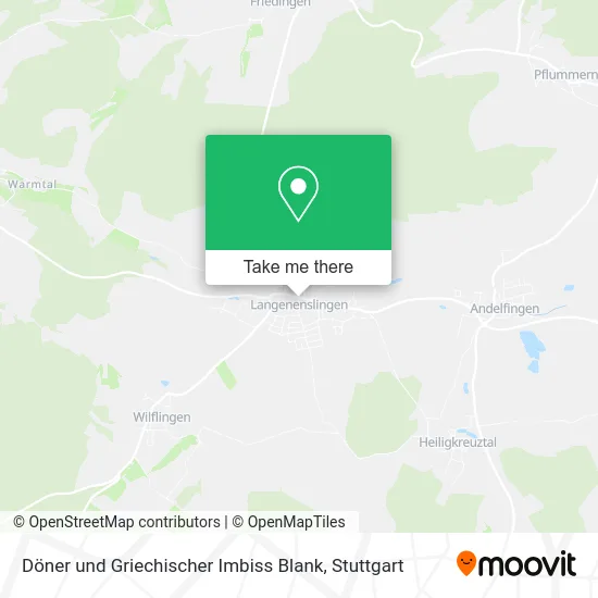 Карта Döner und Griechischer Imbiss Blank