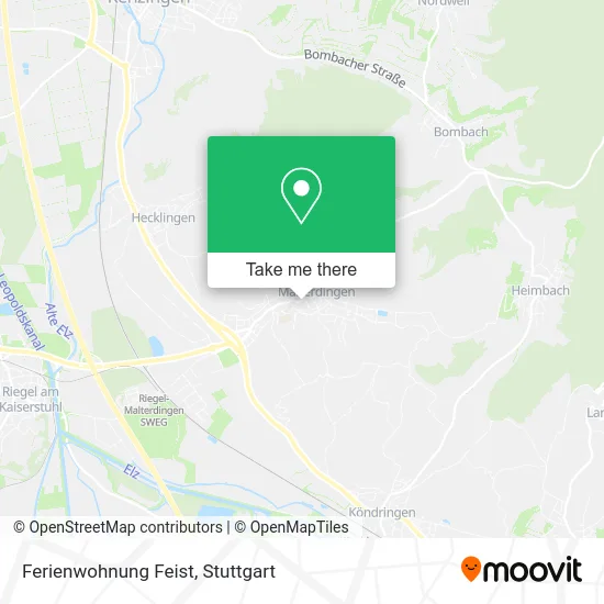 Карта Ferienwohnung Feist