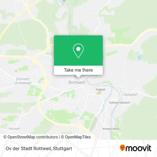 Карта Ov der Stadt Rottweil