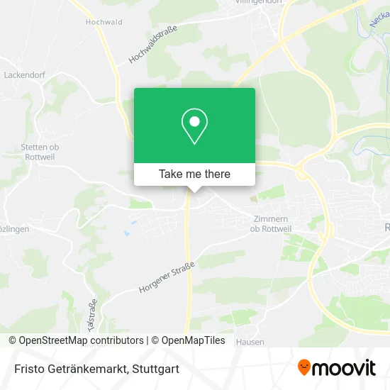 Карта Fristo Getränkemarkt