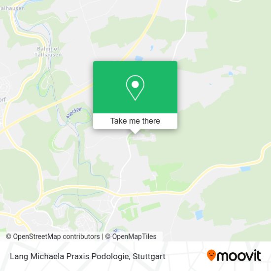 Карта Lang Michaela Praxis Podologie