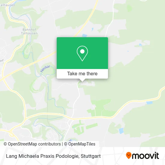 Карта Lang Michaela Praxis Podologie