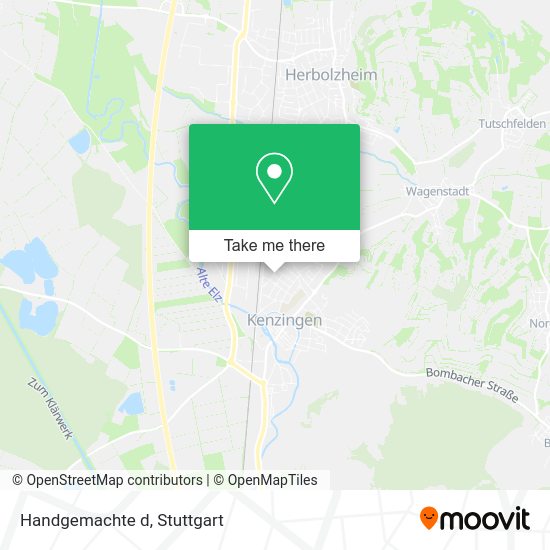 Карта Handgemachte d