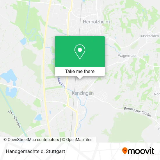 Карта Handgemachte d