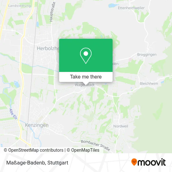 Карта Maßage-Badenb