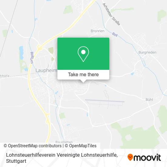 Карта Lohnsteuerhilfeverein Vereinigte Lohnsteuerhilfe