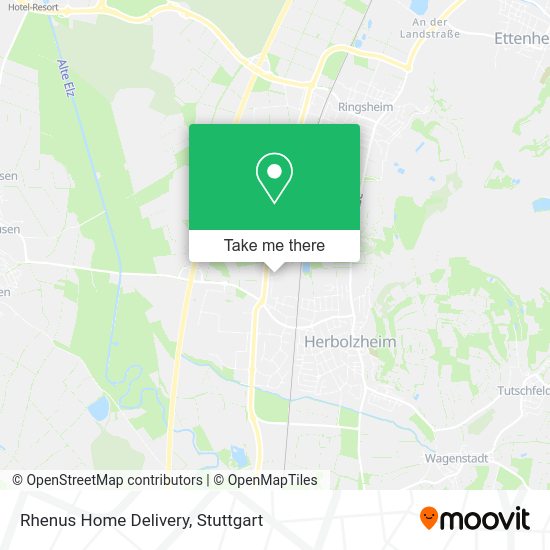 Карта Rhenus Home Delivery