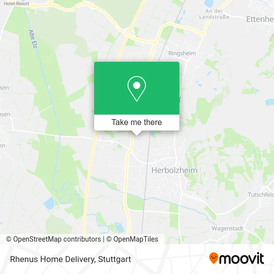 Карта Rhenus Home Delivery