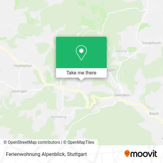 Карта Ferienwohnung Alpenblick