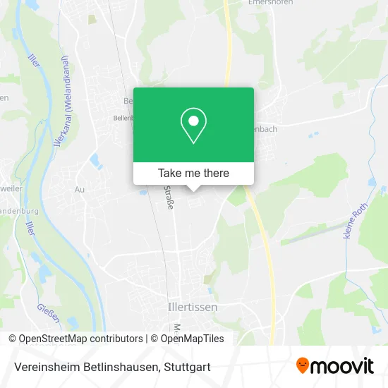 Карта Vereinsheim Betlinshausen