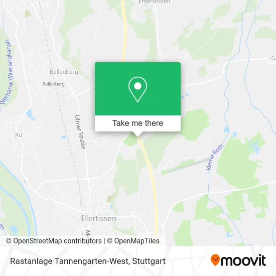 Карта Rastanlage Tannengarten-West