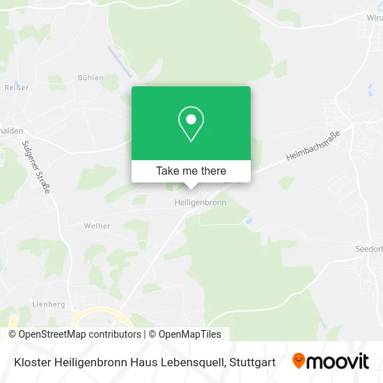Карта Kloster Heiligenbronn Haus Lebensquell