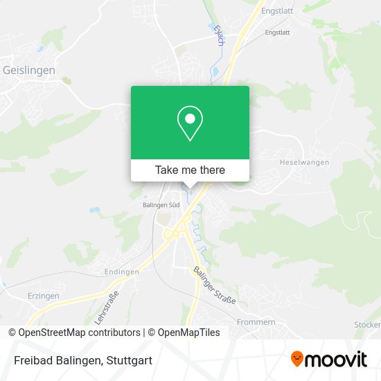 Карта Freibad Balingen