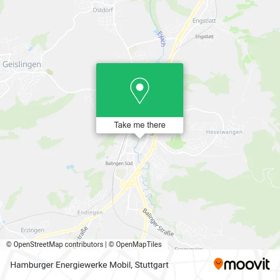 Карта Hamburger Energiewerke Mobil